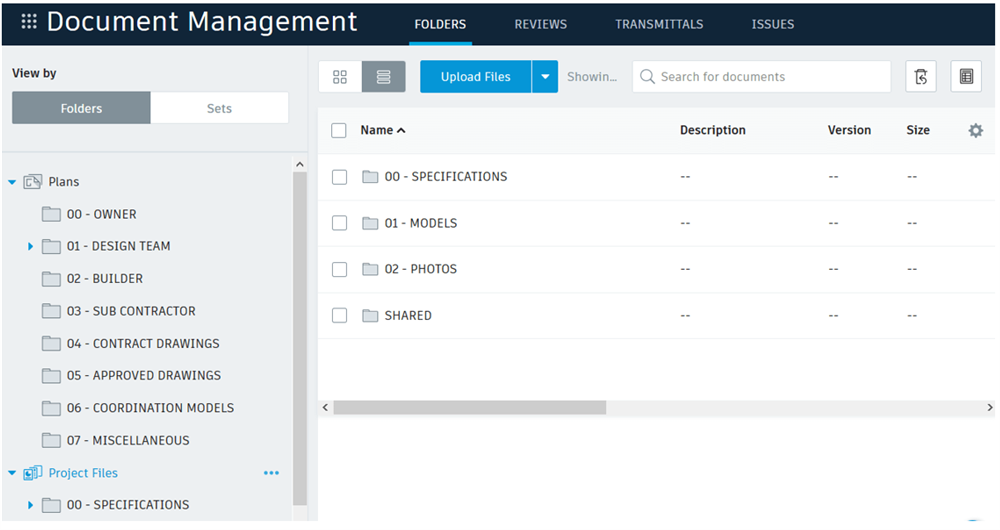 Document Management folder
